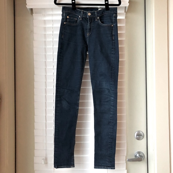 Rag & Bone High Rise Skinny Jeans - Picture 2 of 4